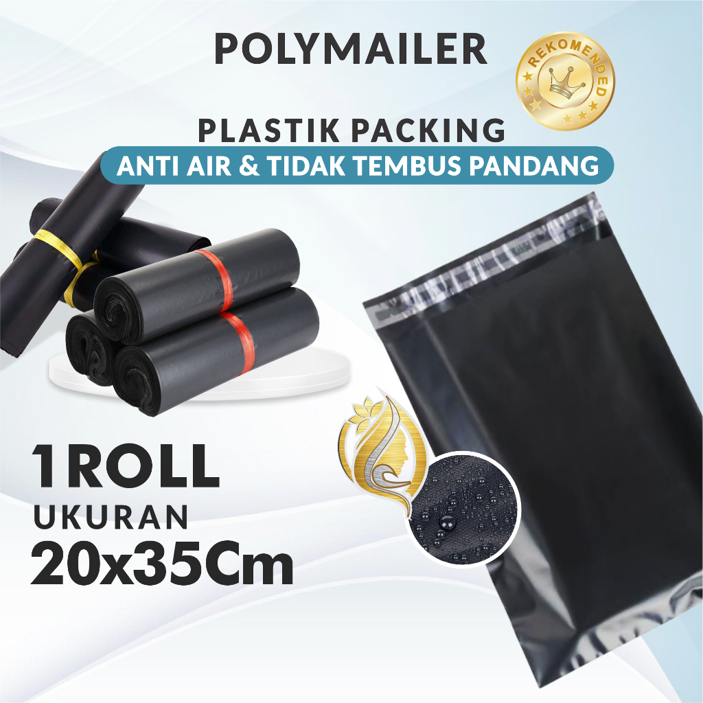 

(BISA INSTAN & COD) PLASTIK PACKING POLYMAILER Uk 20x35Cm
