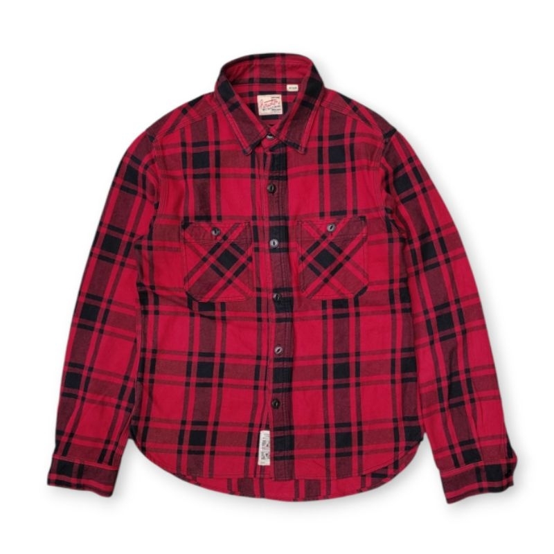 Houston Union Made Classic Double Chest Lumberjack Flannel Shirt
