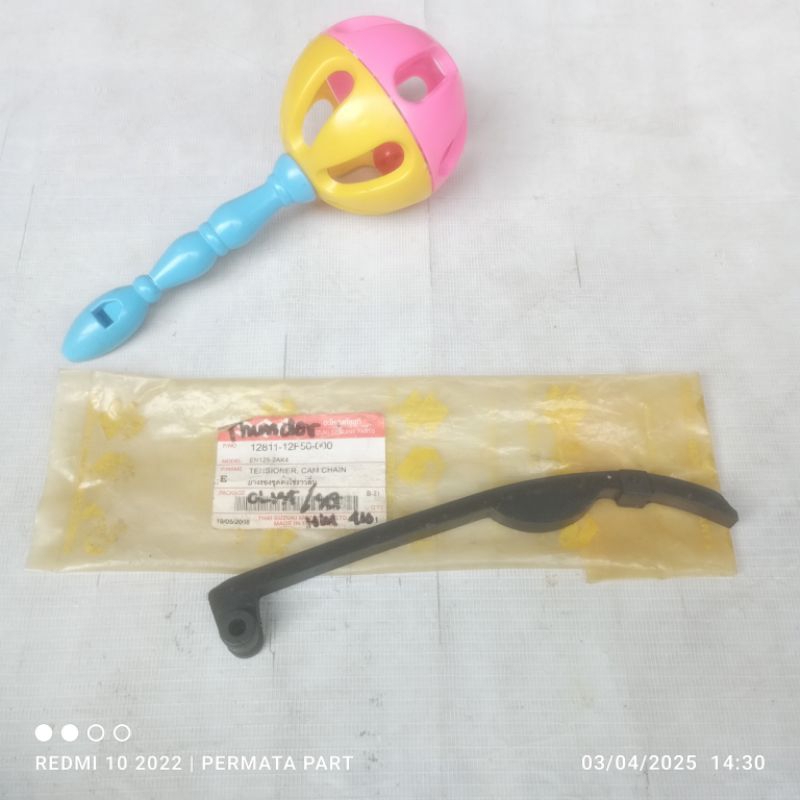 karet lidah tensioner suzuki thunder 125 atas thailand ori original suzuki sgp