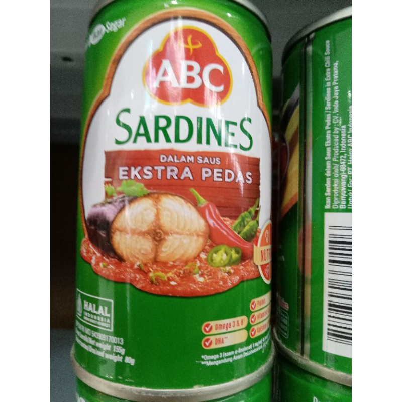

sarden ABC extra pedas
