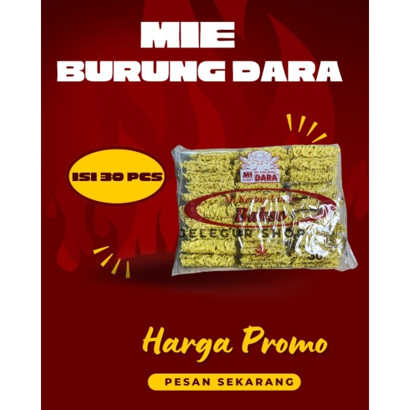 

Mie Burung Dara 30pcs