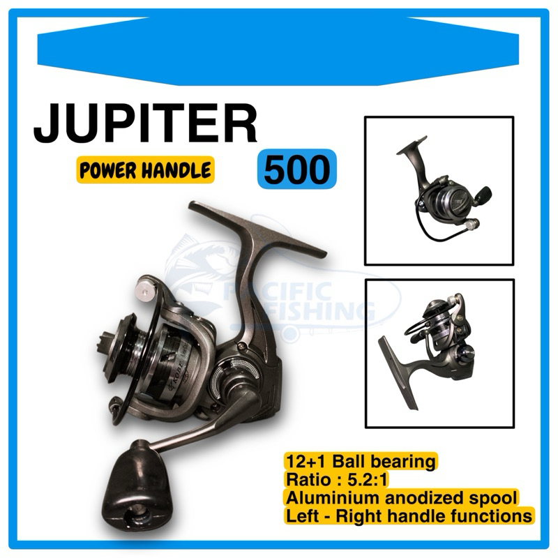 REEL KOBE JUPITER 500 Power handle | Reel spinning Kobe alumunium spool