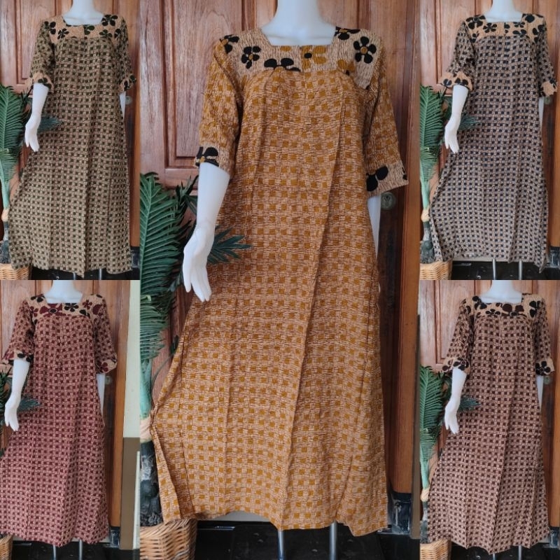 SEKDRES RASTI BY PUTRI DIANA DASTER PANJANG BUSUI LENGAN 3/4 TALI PINGGANG