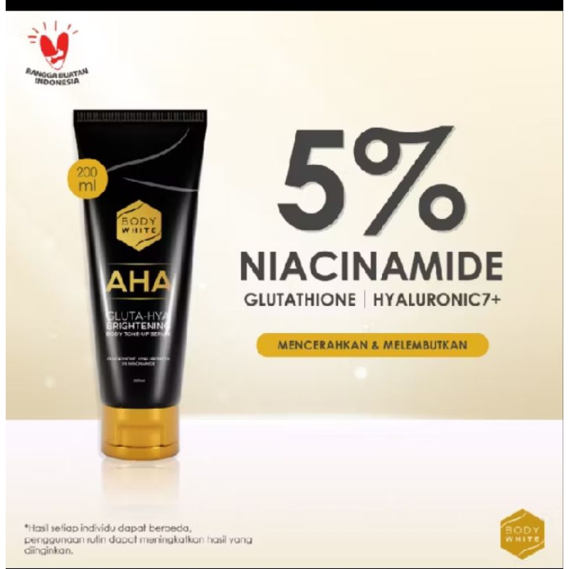 Body lotion Aha body white 200 ml original