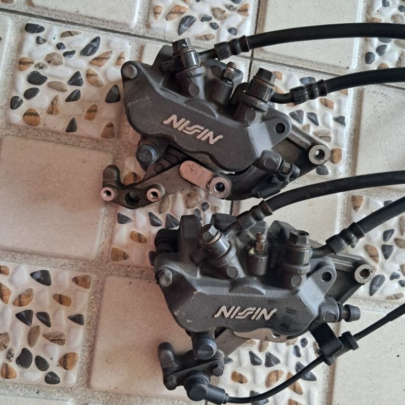 kaliper Depan Belakang ABS 3 Piston NISSIN ORIGINAL CBR 250 R CBU KYJ