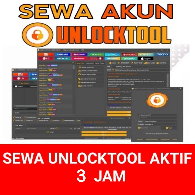 SEWA UNLOCKTOOL TERMURAH / SEWA UNLOCKTOOL 3 JAM