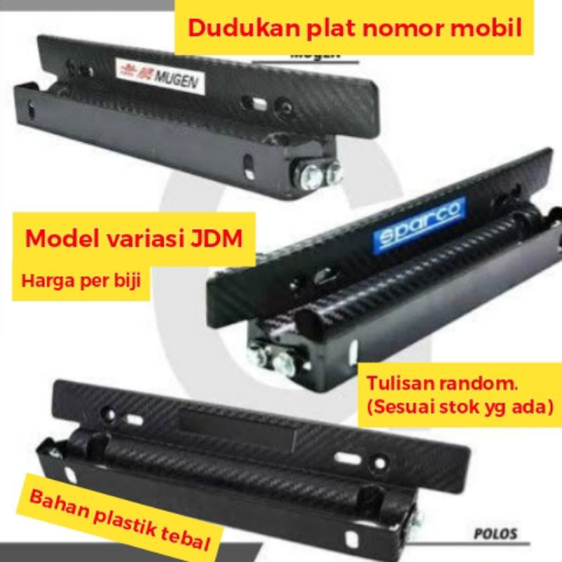 Dudukan plat variasi JDM dudukan plat mobil variasi