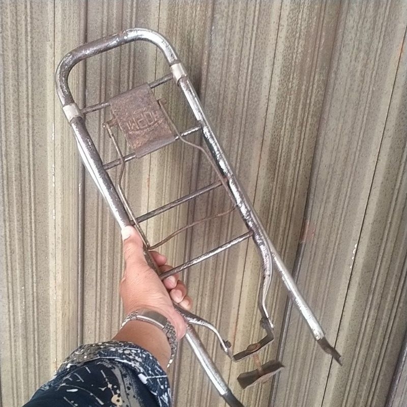 bagasi boncengan sepeda onthel basikal tua hopmi