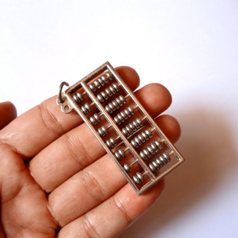 

Antik Gantungan Kunci Sempoa Bahan Logam Berfungsi Utuh Lama