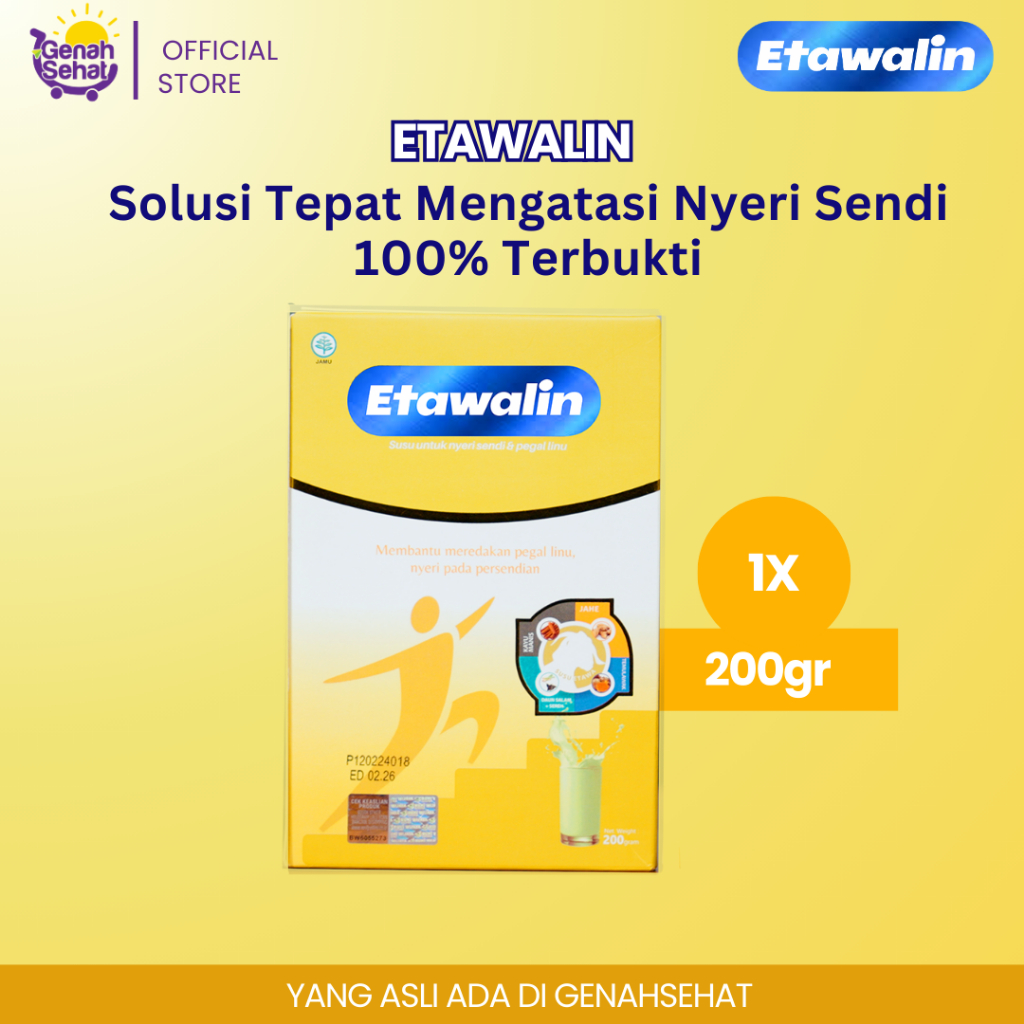 

Etawalin Susu Kambing Asli Atasi Nyeri Sendi Dan Asam Urat Original 1 Box
