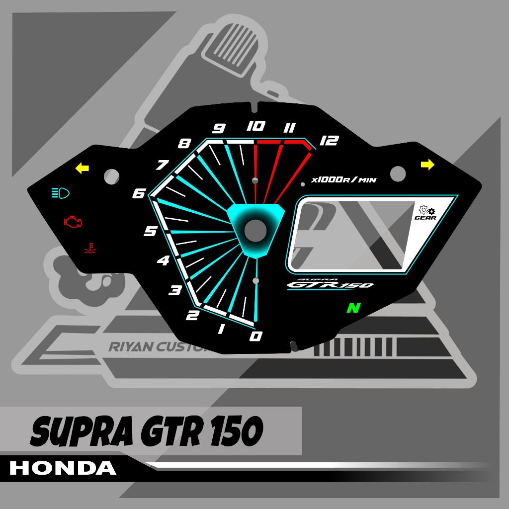 PAPAN SPEEDOMETER CUSTOM HONDA SUPRA GTR 150