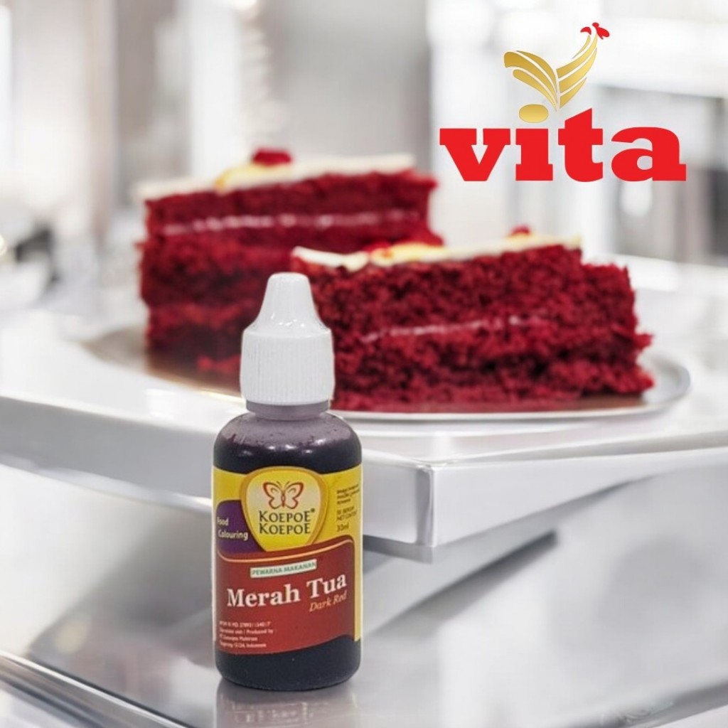 

Koepoe Koepoe Merah Tua Pewarna 30ml