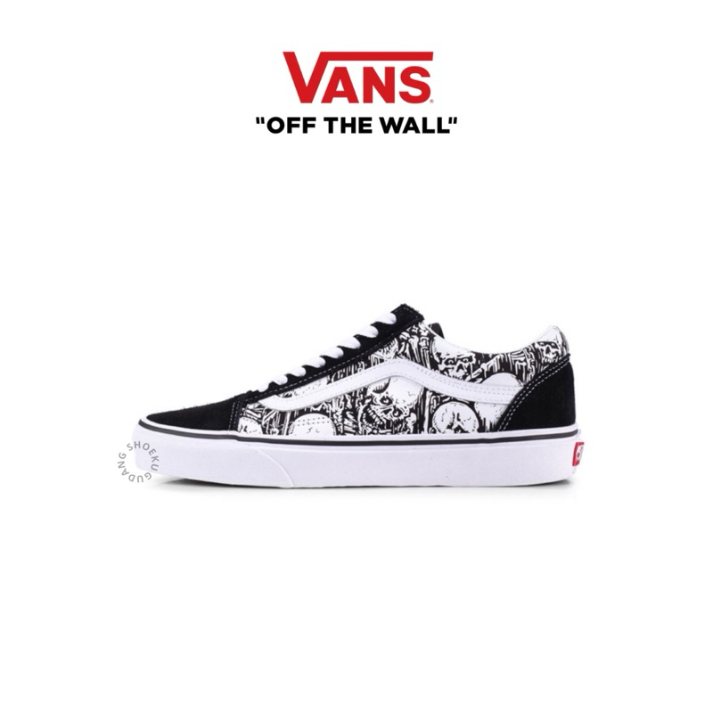 Vans Old Skool Forgotten Bones Black White