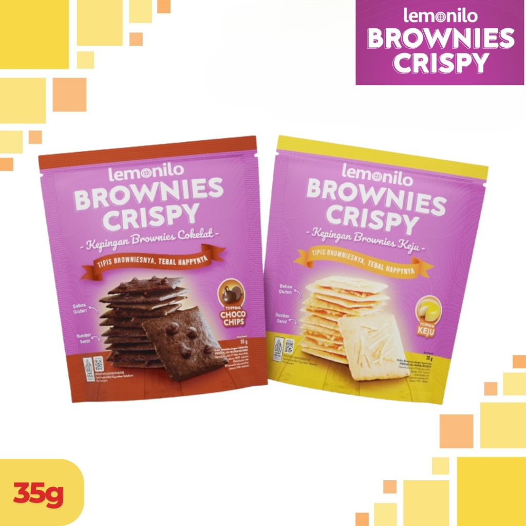 

Lemonilo Brownis Crispy Kemasan 35g Brownies Krispi
