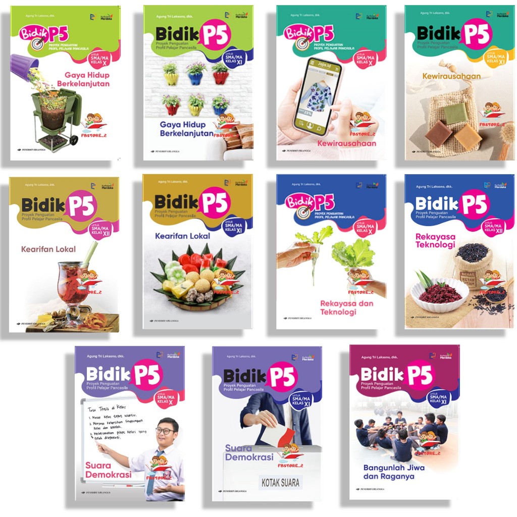 [Penerbit Erlangga] Bidik P5 SMA Kurikulum merdeka