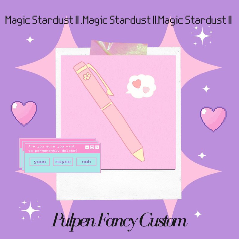 

Pulpen Fancy Figure Custom By MS Dengan Bunny Bombi CV4
