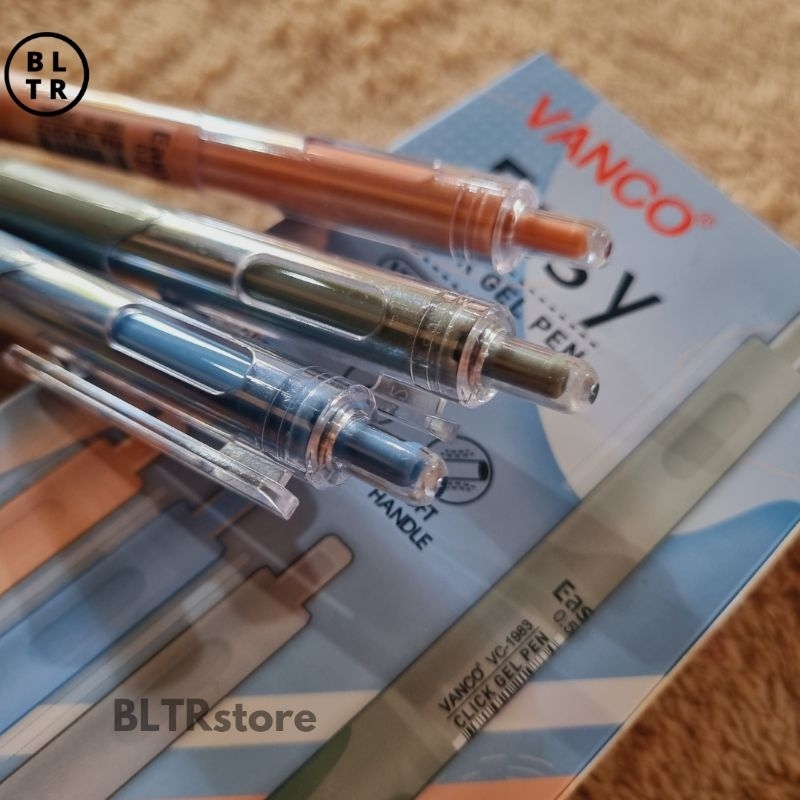

//PACK/BOLPEN VANCO(VC1983)/EASY CLICK/PEN 0.5MM/GEL PEN/ PEN TINTA HITAM/ PEN SEKOLAH/ NEW ORIGINAL