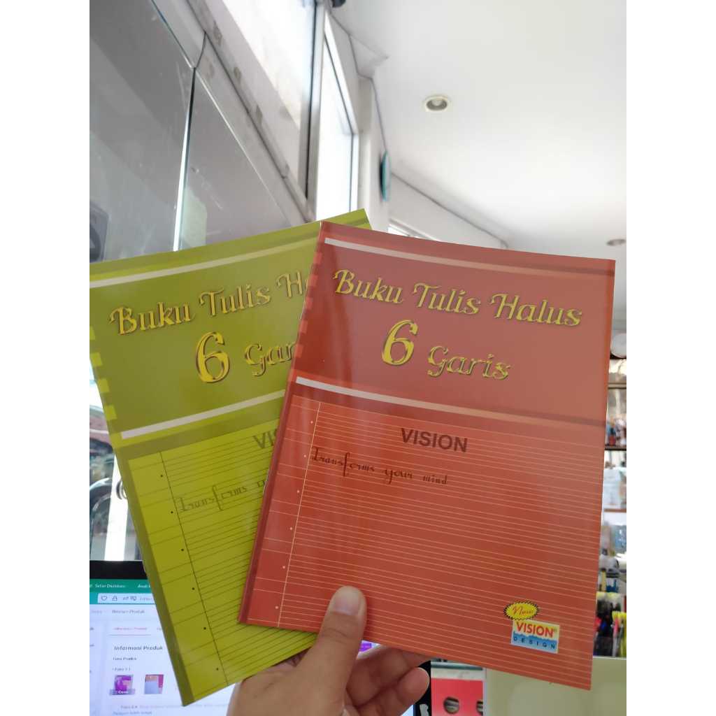 

BUKU TULIS HALUS GARIS 6 BUKU HALUS GARIS 6
