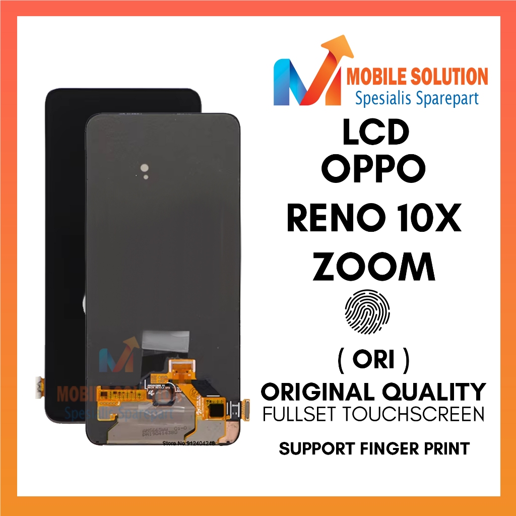 Grosir LCD Oppo Reno 10X Zoom - Fingerprint FullsetTouchscreen