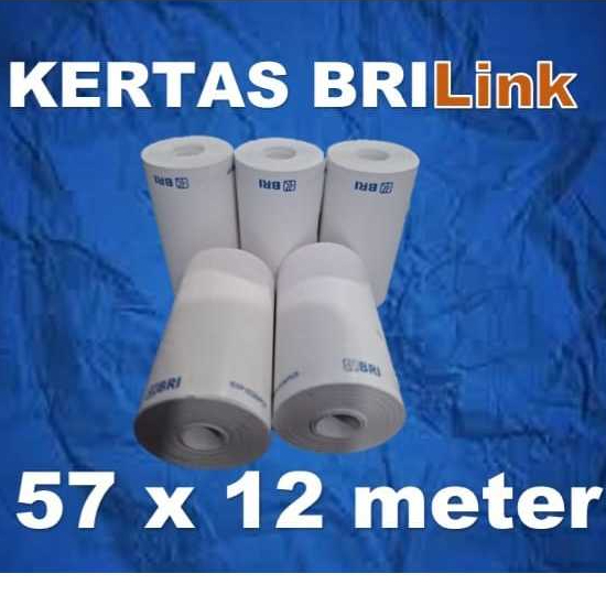 

Paket 10 Roll KERTAS BRILink Ukuran 57x12 meter