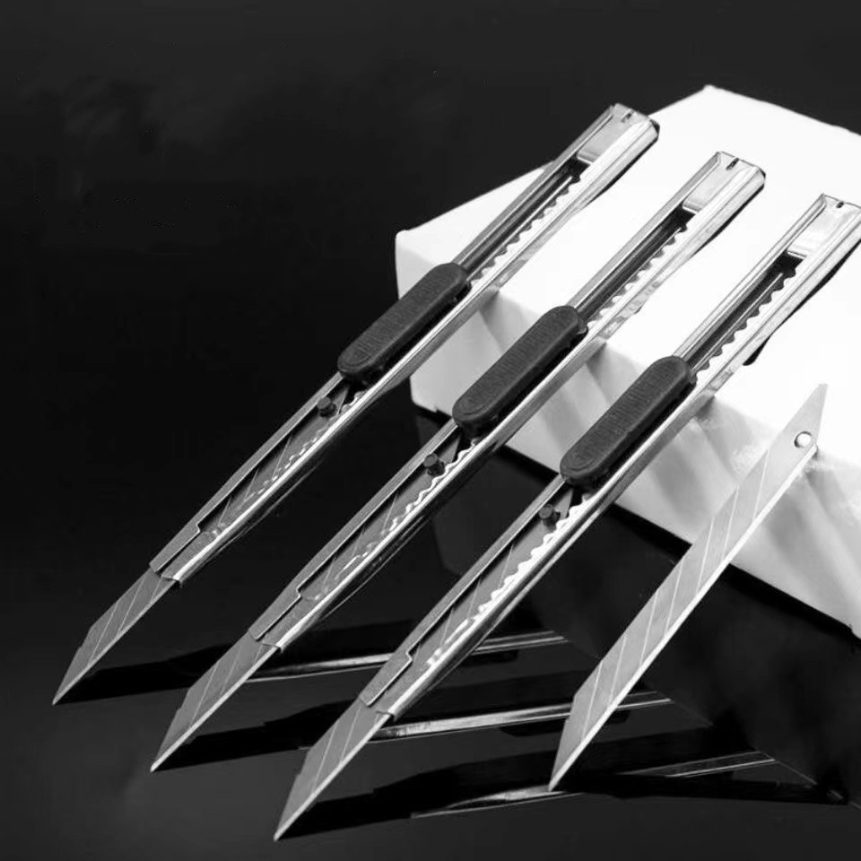 

Cutter Pisau Kater Stainless Besi Tajam Cutter Stainless Steel Murah Serbaguna