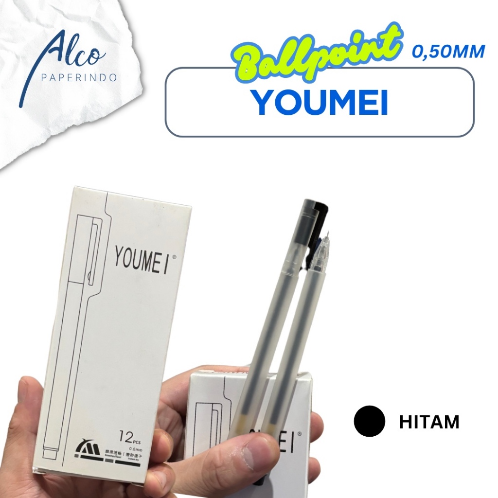 

Bolpoin Youmei 0,5mm Hitam