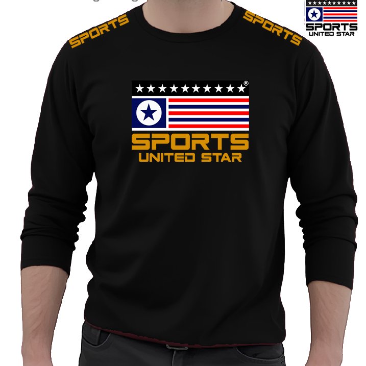 BAJU KAOS LOGO SPORT UNITED STAR GOLD LOGO SABLON Baju Laki Laki Dewasa Baju Pria Wanita Dewasa Kere