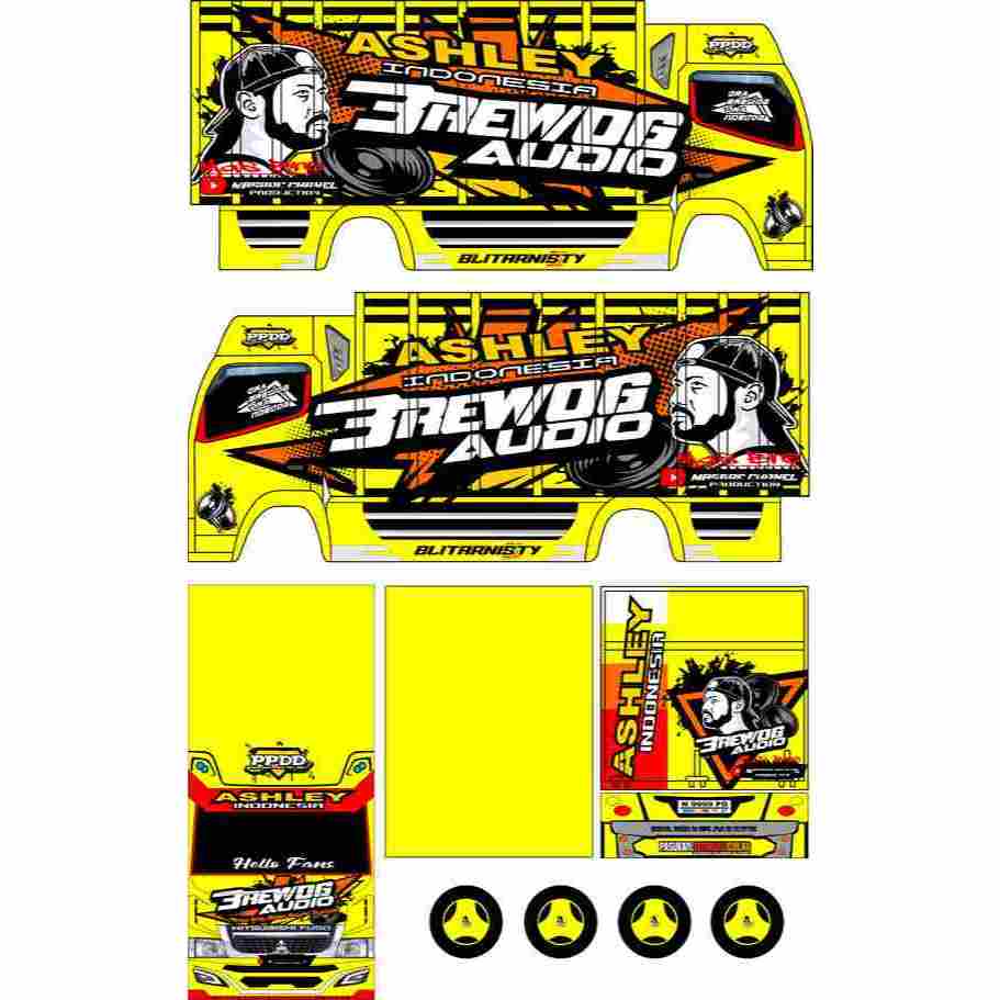 

STIKER MINIATUR TRUK BREWOG 2