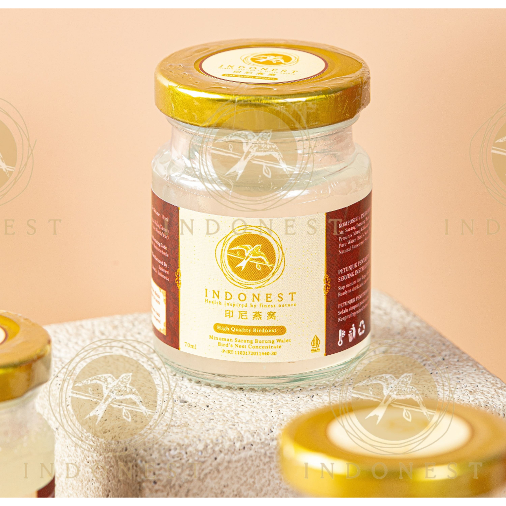 

Minuman Sarang Burung Walet Indonest Birdnest Drink 1 Botol Sarang Burung Walet Botolan 70ml