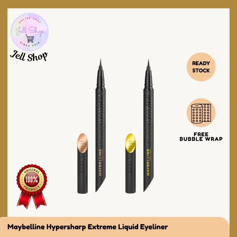 Maybelline Hypersharp Extreme Liquid Eyeliner - Eye MakeUp - Waterproof Eyeliner