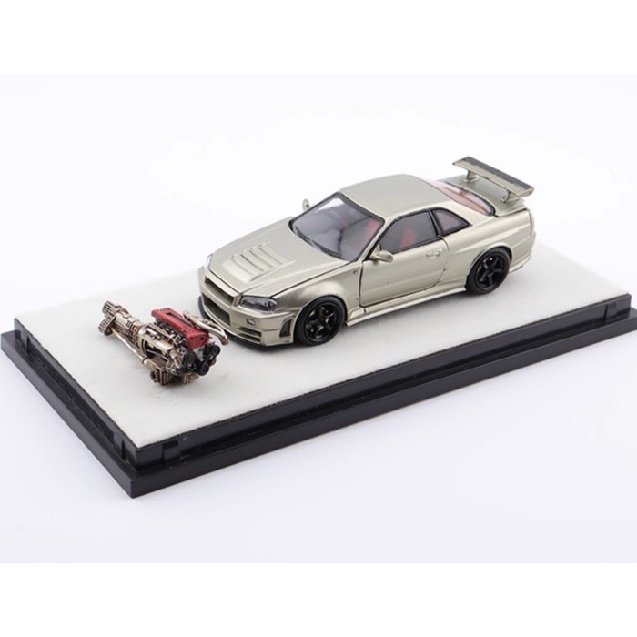 1/64 PGM Nissan Skyline GT-R R34 Z-Tune Jade Green Regular Version