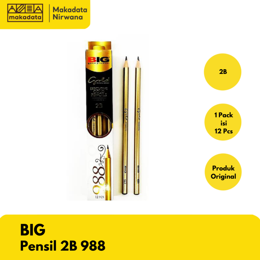 

BIG PENCIL/PENSIL 2B 988 (1 PACK)