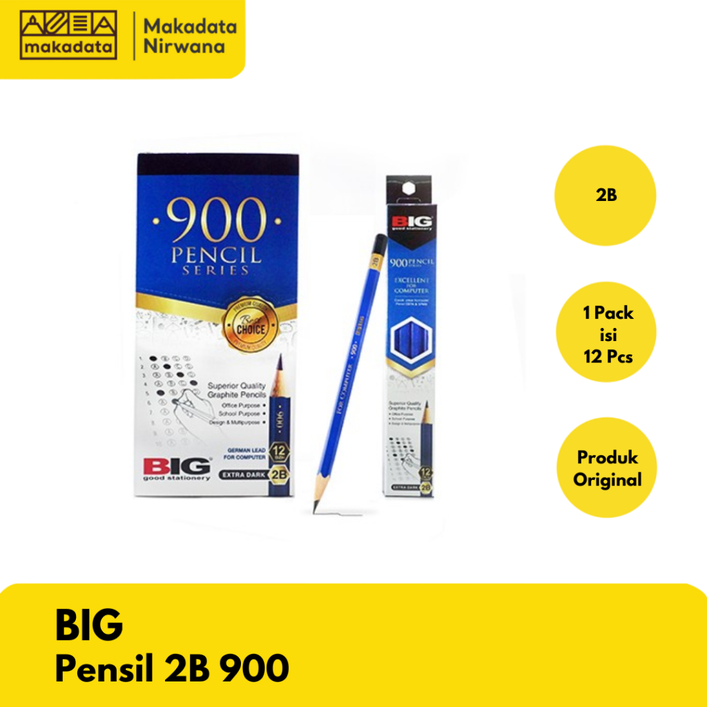 

BIG PENCIL/PENSIL 2B 900 (1 PACK)