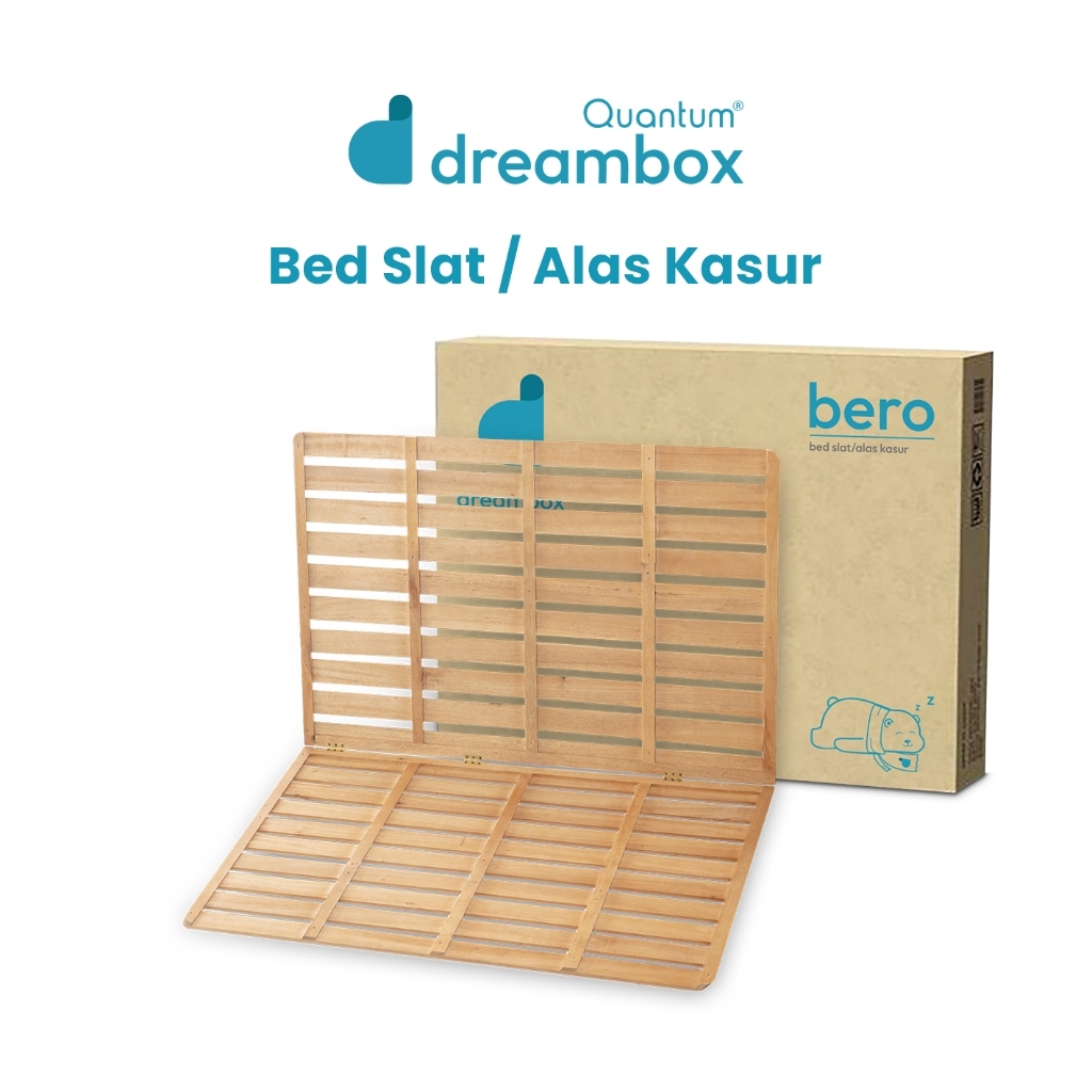 Quantum Dreambox Bero Tempat Tidur / Divan Alas Kasur / Bed Slat / Dipan Kayu Minimalis