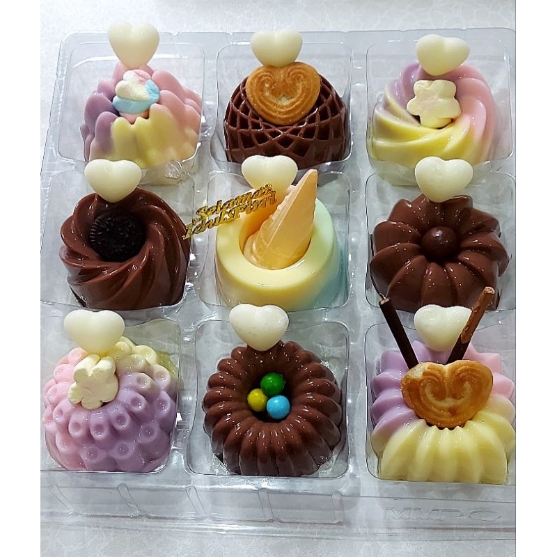 

PUDING MIX CHOCO VANILA ISI 9