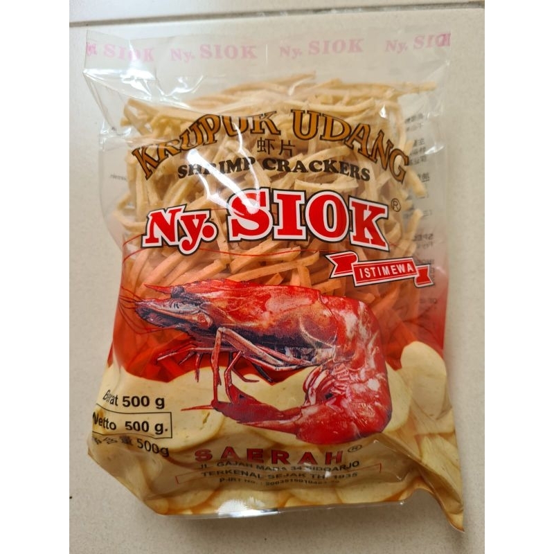 

Kerupuk udang stick Ny Siok