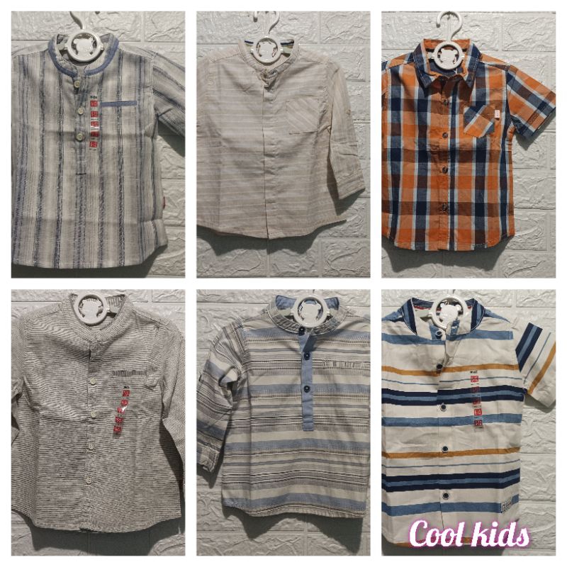 Cool Kids Lee Cooper- New Arrival Kemeja Koko baby 6-36bulan