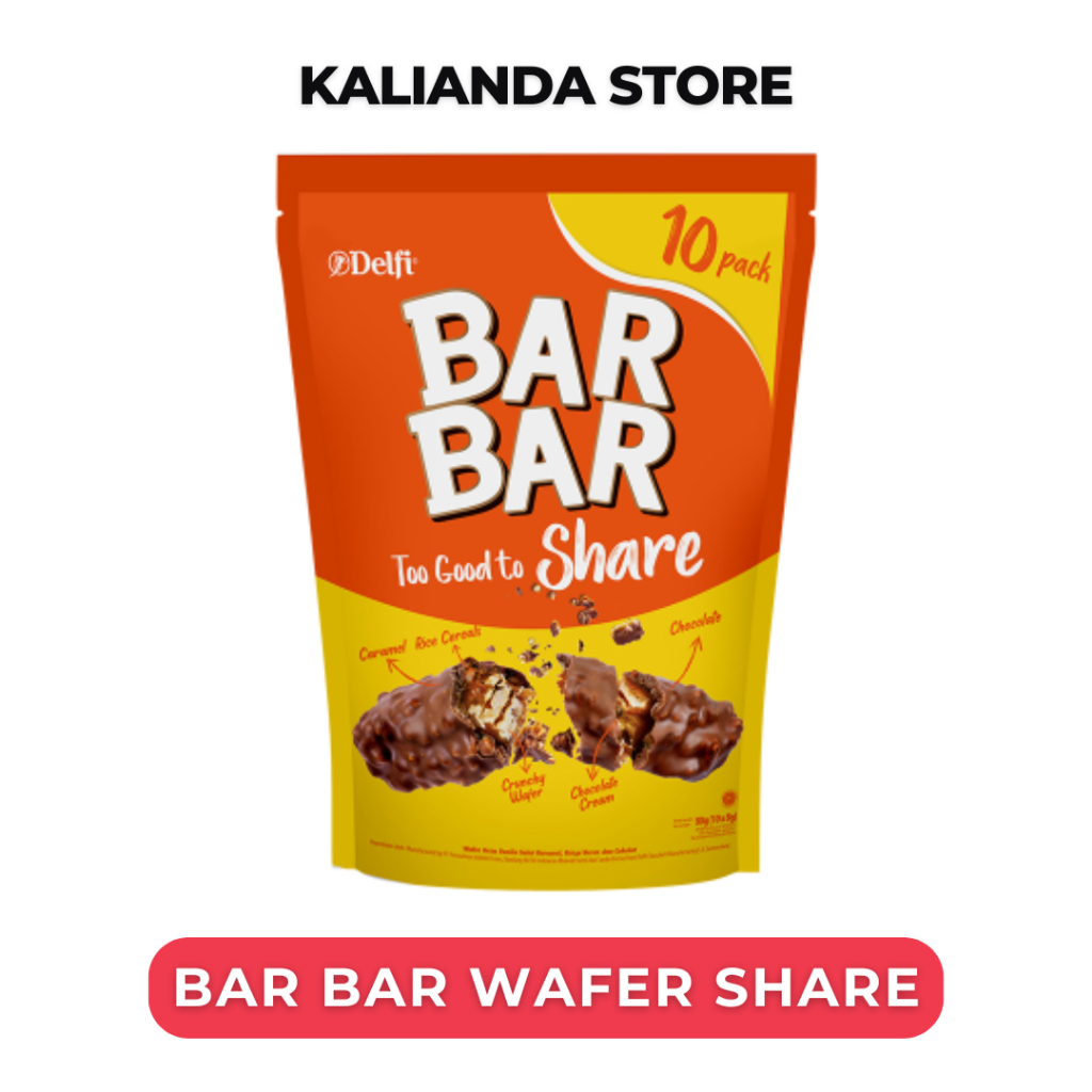 

Delfi Bar Bar Share Coklat Pack 80 g
