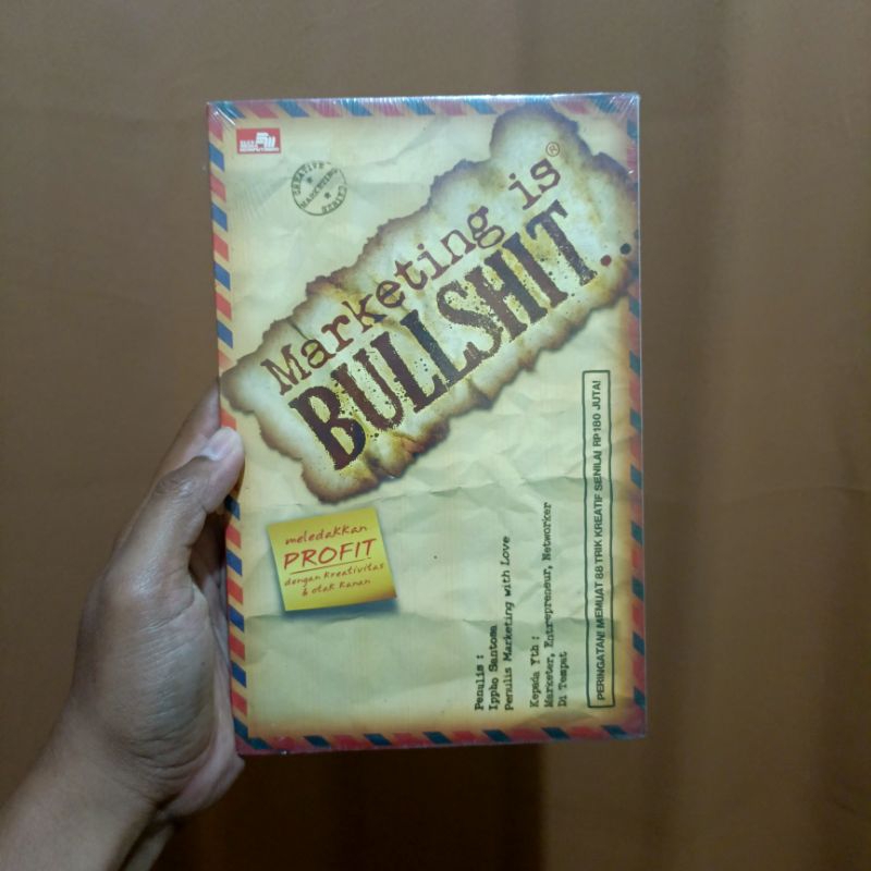 BUKU MURAH MARKETING IS BULLSH#T - IPPHO SANTOSA