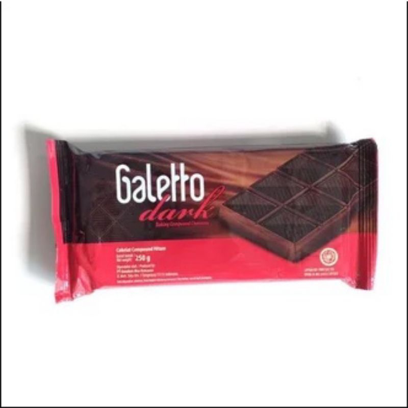 

Galleto Dark Coklat Batang 250 gr