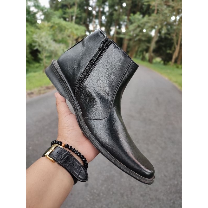 Sepatu PDH Pantofel Pria Resleting