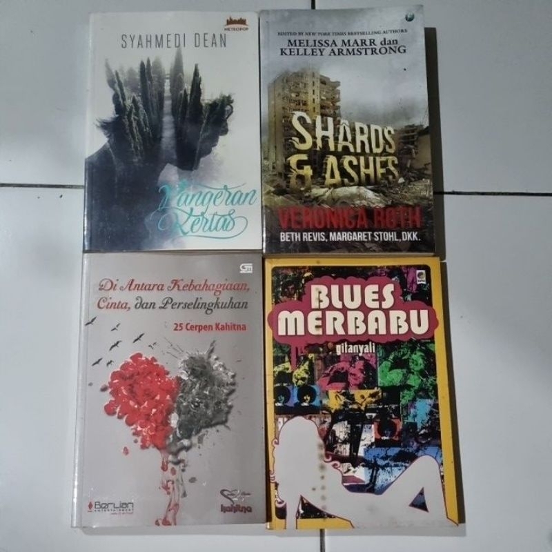 Aneka Novel Murah Preloved ORIGINAL | Blues Merbabu - Gitanyali | Di Antara Kebahagiaan, Cinta, dan 