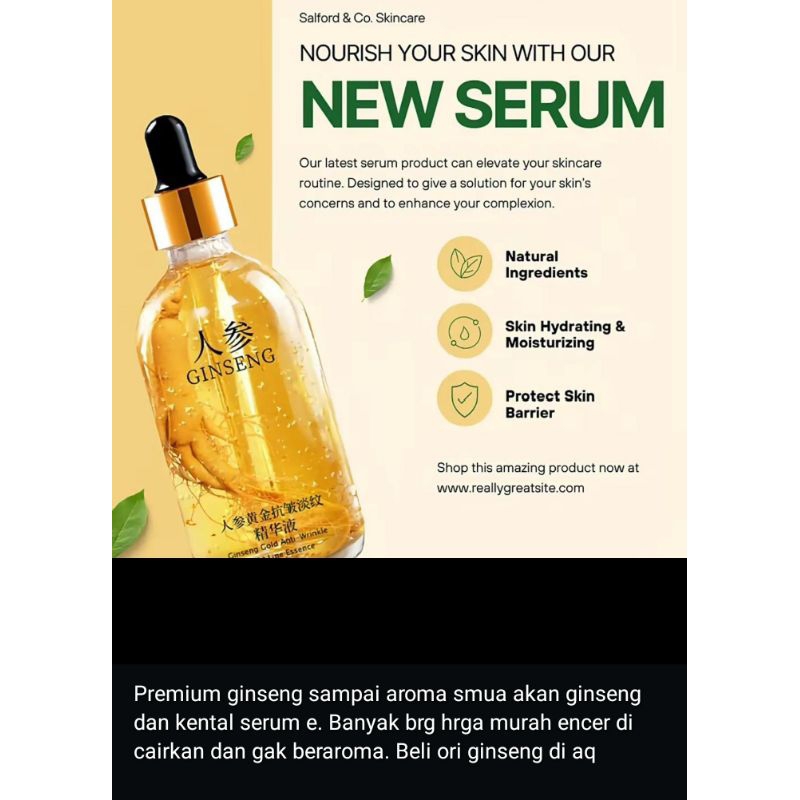 Korea serum ginseng original