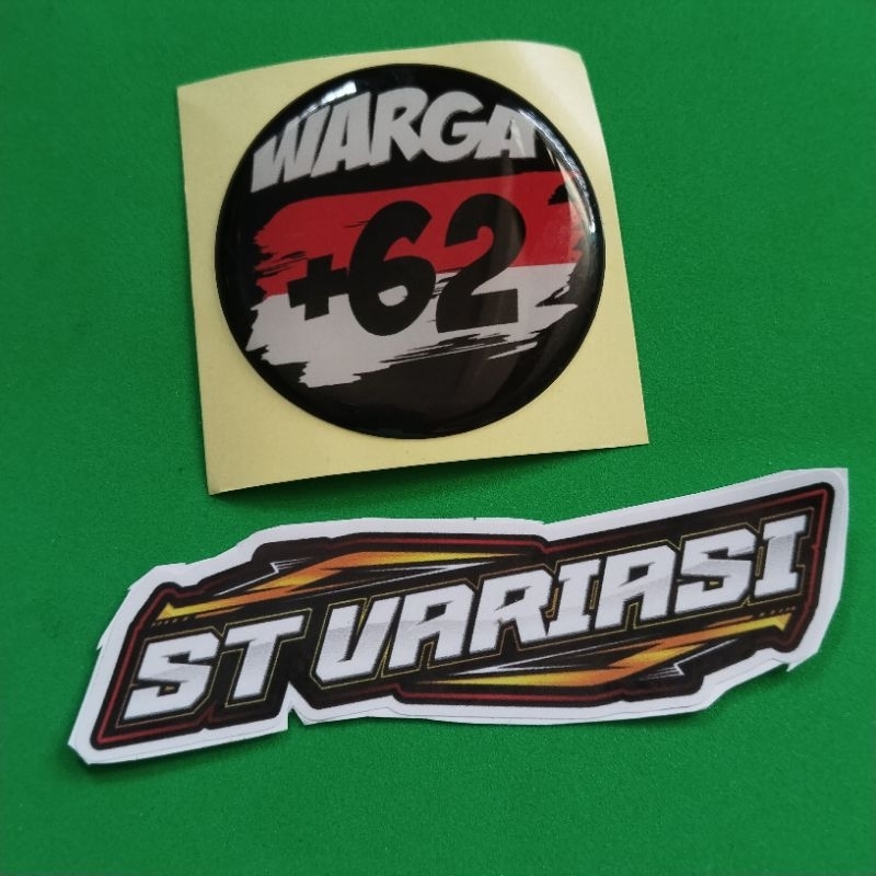 

STIKER WARGA +62 TIMBUL LENTUR BERKUALITAS 3D