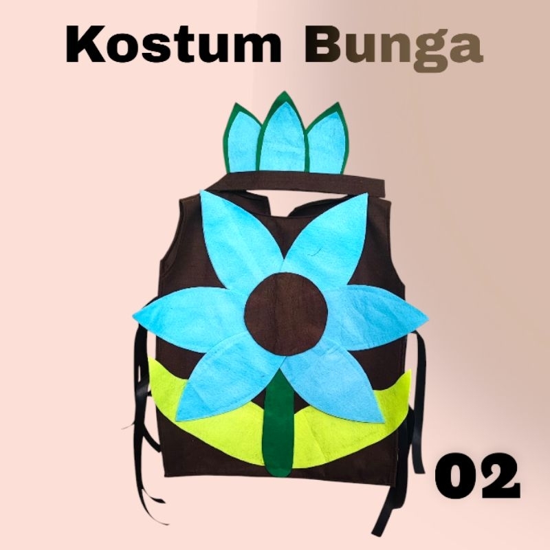 DISKON KOSTUM BUNGA MATAHARI /KOSTUM KARNAVAL/ KOSTUM AGUSTUSAN