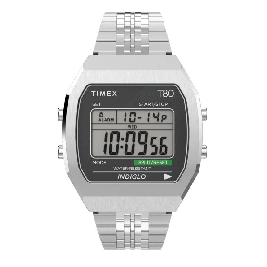 Jam Tangan Unisex TIMEX TW2V74200 T80 Digital - Indiglo