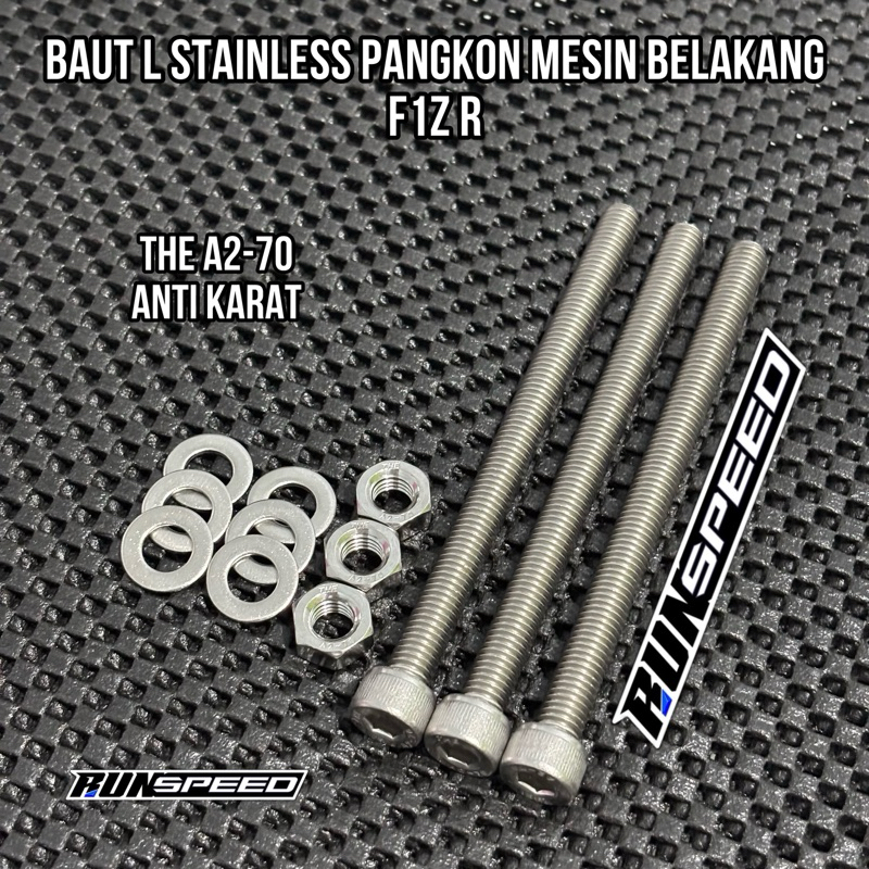 BAUT L PANGKON MESIN DUDUKAN MESINBELAKANG FIZ R STAINLESS