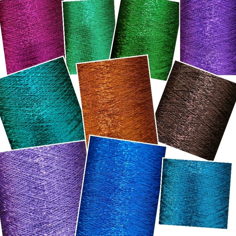 Benang Metalik Size C & D Premium Wraping Import Roll Besar Asist Hook / Joran / Dll