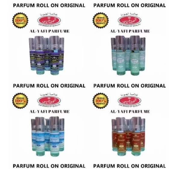 ( Tanpa Kotak) Parfum Arab Roll on 6ml non alkohol Original