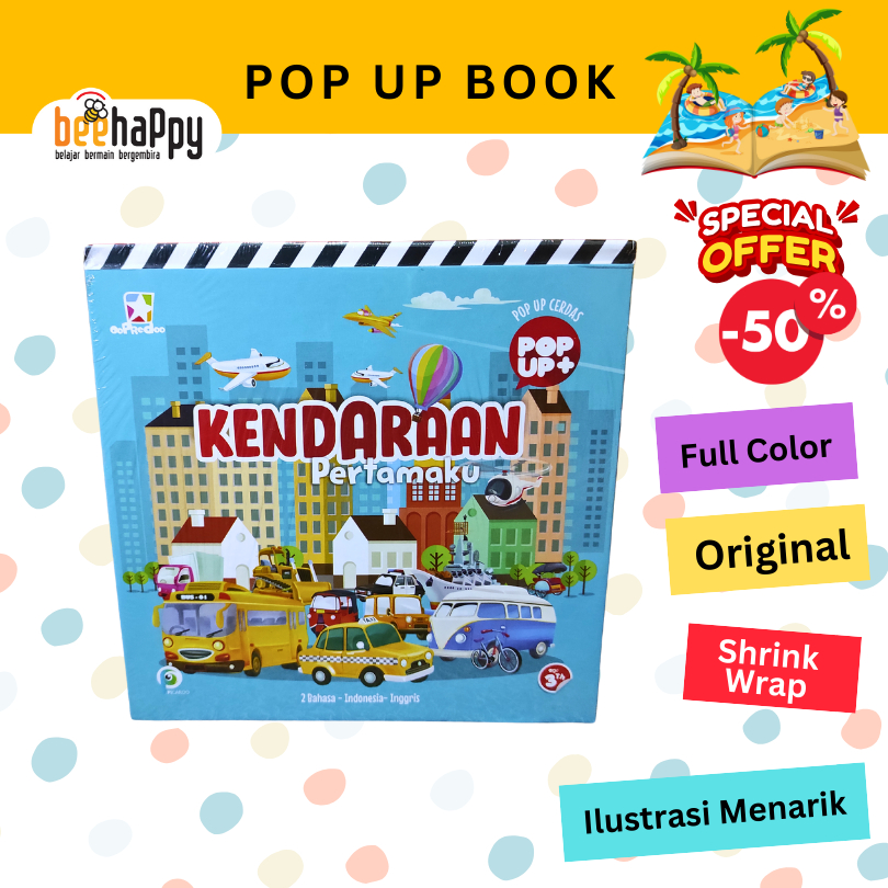 Buku Pop Up Anak KENDARAAN